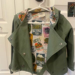 Girls olive green jacket